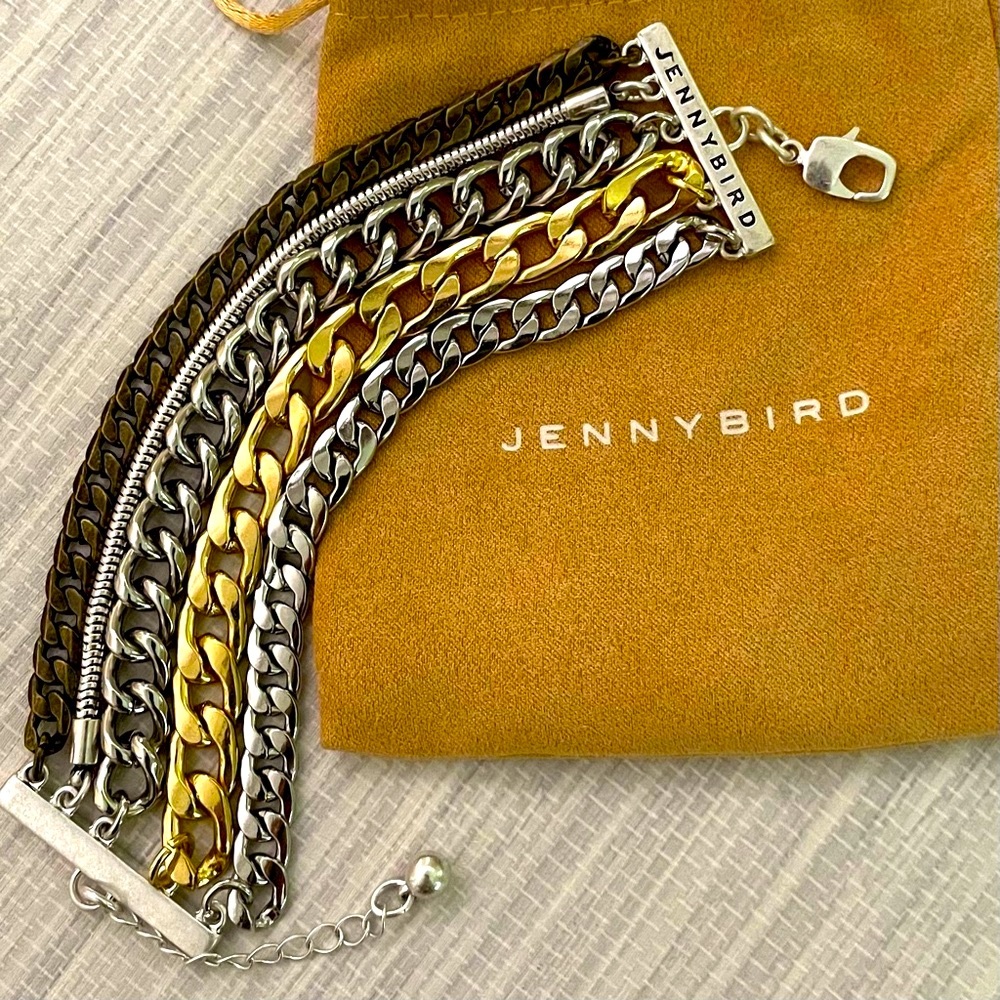 Chainlink cuff bracelet